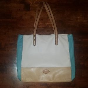 Fossil Zoey Leather Tote Shopper Purse